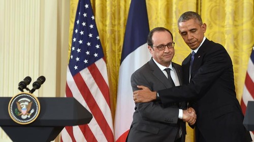 Syrie : Hollande et Obama affichent leur unité - ảnh 1